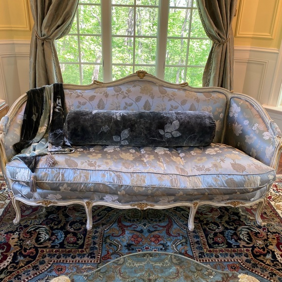 Artisan velvet Bolster pillow & matching throw - Picture 1 of 8